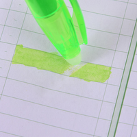 Stylo Marqueur Fluorescent Effaçable pour Dessin, Fournitures Scolaires, Surligneur pour Étudiants, Cadeaux pour Enfants, Fournitures de Bureau et Scolaires