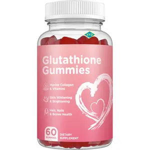 Perawatan kulit Glutathione kolagen pemutih kulit Gummies kolagen Anti Penuaan l-glutathione Gummies
