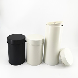 Container kho tùy chỉnh rỗng cấp thực phẩm Vòng hình kim loại tinplate lỏng trà hoặc cà phê đậu bao bì 50 cái - Product Image 3