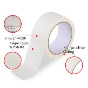 Good Price Wholesale Technology Cinta Automotriz Blue Pack Crepe Paper Masking Tape For House Painting