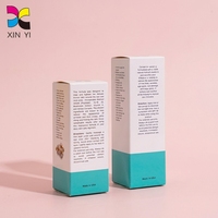 Boîte cosmétique personnalisée haut de gamme pour masque facial, emballage de soins de la peau, carton pliable, laminage mat, écologique, livraison rapide