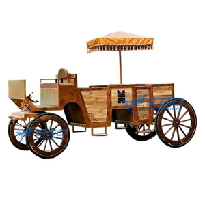 Charrette royale de mariage à prix d'usine, chariot à chevaux personnalisé, charrette de transport spéciale, charrette électrique de tourisme - Product Image 1