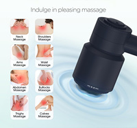 Elektrischer Handmassagehammer für Tiefengewebe mit 8 einstellbaren Geschwindigkeiten zur Muskelregeneration, leise, tragbar, kabellos
