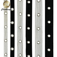 Breites Twill-Band mit Ösen und Metallösen für Kleider, Korsetts, Taschen und Nähzubehör