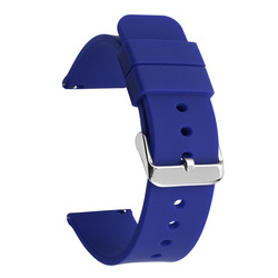 Blue -silver button switch ear