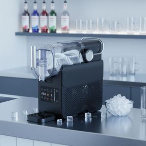 Machine à glace domestique OEM portable 1,5 litre en acier inoxydable, machine à granita automatique avec récipient transparent 220W, 6 préréglages - Product Image 6