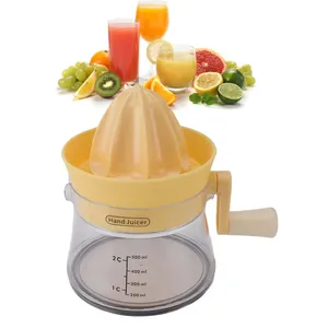 Exprimidor manual de frutas para el hogar, exprimidor manual pequeño de naranjas y limones, separador de residuos de frutas, 1 ud. - Product Image 1