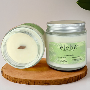 Juego de regalo de vela perfumada elegante Vela de aromaterapia de cera de soja de lujo en lata o tarro de vidrio - Product Image 1