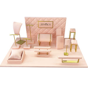 جديد مجوهرات عرض 2020 للقلادة حلقة معدنية تقف نافذة مجموعة عرض المجوهرات - Product Image 2