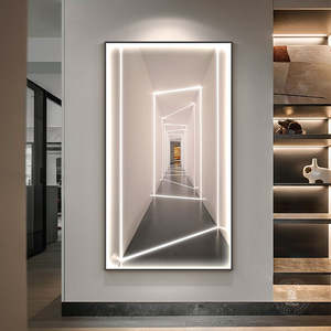 Arte Abstracto Moderno en Lienzo, Impresiones de Pósteres de Lujo, Cuadro de Porcelana, Decoración del Hogar, Naturaleza Muerta, Luz Espacial y <span class=keywords><strong>Sombra</strong></span> - Product Image 3