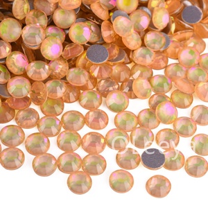 Piedras de Cristal Planas sin Fijación en Caliente SS3-SS50, Gemas Redondas para Decoración de Uñas, Piedras Brillantes - Product Image 3