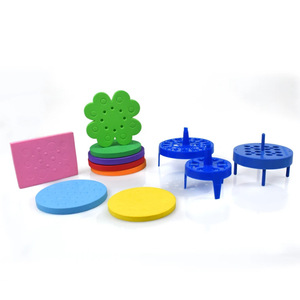 Uso di laboratorio di plastica colore blu 8 16 18 20 pozzo bagno d'acqua galleggiante personalizzabile OEM opzioni disponibili - Product Image 1