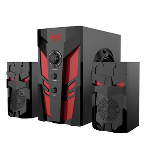 Subwoofer 2.1 en bois avec télécommande, son USB, haut-parleurs multimédias pour ordinateur portable - Product Image 1