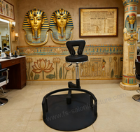 Chaise de technicien tournante de barbier intégrée de travail rotatif professionnel 360 lourde pour la coiffure pour une utilisation de salon de coiffure