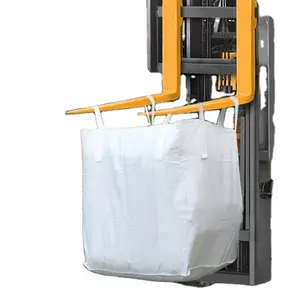100% new PP 1 ton plastic bag empty super sack for 1 metric ton of cement packing bag for disc chemicals, cement