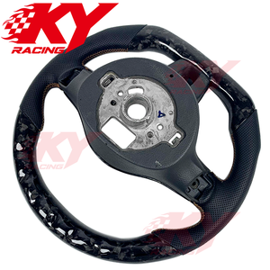 พวงมาลัยรถยนต์สไตล์สปอร์ตคาร์บอนไฟเบอร์ LED แบบกำหนดเองสำหรับ VW MK6 GTI Polo Jetta Golf 6 2014 สำหรับ Volkswagen MK8 MK7 MK5 - Product Image 3