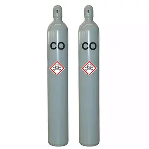 GB5099 Suministros industriales 150bar Cilindro de gas de monóxido de carbono Botella de gas de acero para CO