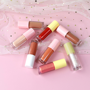 6 colores Etiqueta Privada brillo de labios <span class=keywords><strong>Make</strong></span> <span class=keywords><strong>Your</strong></span> Own glitter lipgloss - Product Image 4