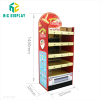 Support d'affichage en carton pour magasins personnalisable, éco-responsable, étagère d'affichage pour magasin pour la publicité, pour les promotions