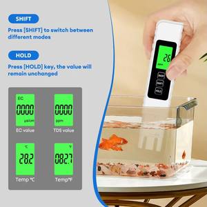 Nieuw Ontwerp 3 In 1 Draagbare Waterkwaliteit Testtool Ec Meter Tds Meter Temperatuur Meter - Product Image 2