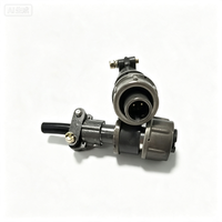 Conector Resistente al Calor Serie 2PM-14, 4 Pines, Macho, Recto, Sin Blindaje, para Aviación, Campos Petroleros e Instrumentos, 2PM14J4QB2