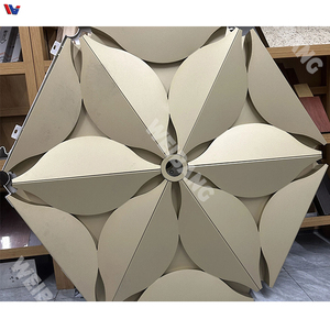 Panel de Revestimiento de Fachada Geométrico Abstracto de Fibra de Vidrio Moderno, Revestimiento Decorativo para Exteriores de Edificios, con Recubrimiento en Polvo - Product Image 6