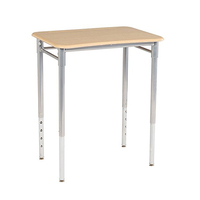 Table en bois avec porte-crayons, hauteur réglable pour tous les âges, enfants, bureau d'étude informatique abordable