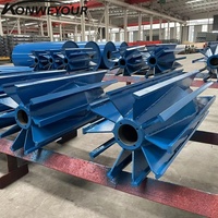 Polea Transportadora Industrial de Acero al Carbono y Uretano CEMA para Campos de Sal