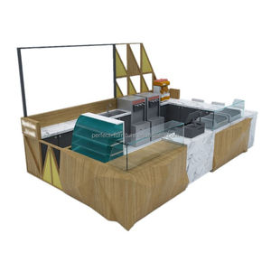 พื้นผิวน้ำผลไม้ตู้ขายปลีกออกแบบพิเศษน้ำผลไม้บาร์ร้านชาฟอง - Product Image 1