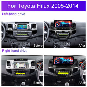 도요타 <span class=keywords><strong>Hilux</strong></span> 2005-2014 BT FM DVD 플레이어 안드로이드 자동 멀티미디어 Carplay 360 보기 카메라 터치 스크린 자동차 라디오 스테레오 - Product Image 2
