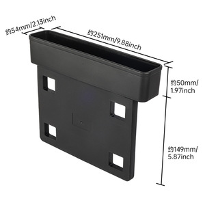 Caja de almacenamiento para coche Shunwei, caja organizadora para coche, caja de almacenamiento para el espacio entre asientos, soporte para teléfono, caja para monedas - Product Image 3