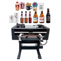 Fournir un support technique imprimante d'autocollants UV DTF avec rouleau de laminage à rouleau avec 2 têtes d'impression xp600 Machine d'impression de film A/B