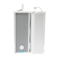 Haut-parleur colonne IP SIP 30W avec détecteur de mouvement infrarouge PIR, horloge, AirPlay, alimentation CC pour système de sonorisation de parking