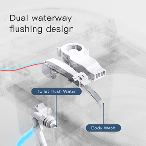 Sensore automatico automatico di lusso nero S-Trap senza acqua <span class=keywords><strong>a</strong></span> filo intelligente quadrato in ceramica Smart wc con telecomando - Product Image 5