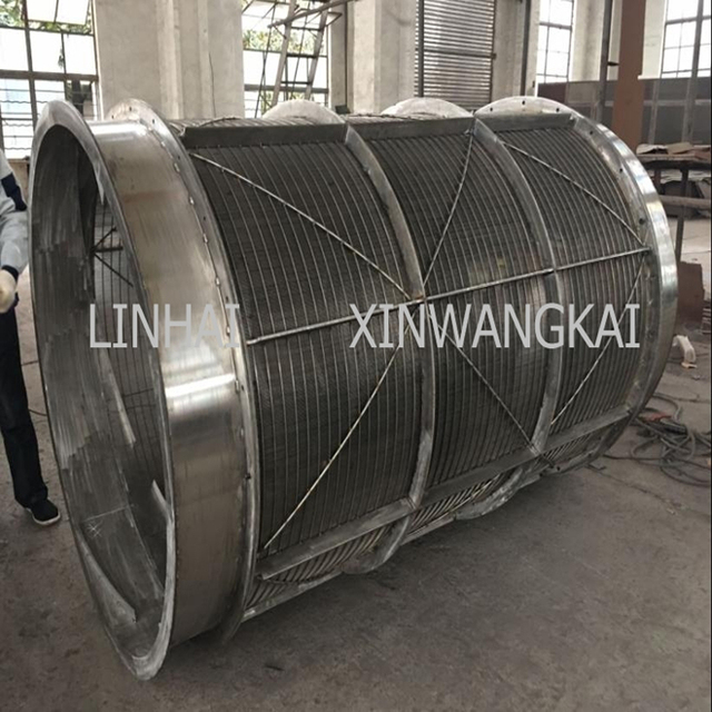 SS 304 v Wire Screen Trommel Drum