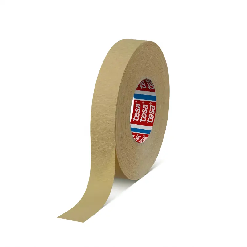 T esa 4322 Extremely stretchable paper masking tape for paint work and packaging purposes