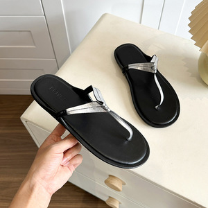 Sandales à plateforme minimalistes de style français, tendance mode, sandales à lanières pour femmes, été 2025 - Product Image 3