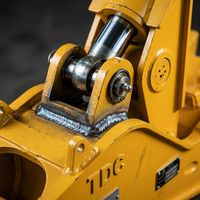 Broyeur de béton pour excavatrice, pulvérisateur de démolition, accessoire de concasseur avec moteur pour excavatrices de 7 à 35 tonnes
