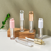 Contenants exquis pour baume à lèvres en forme de cœur de 4,5 ml, flacons d'huile à lèvres, tubes de correcteur liquide pour les cadeaux de la Saint-Valentin