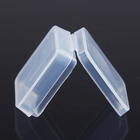 Boîte d'emballage en plastique PP transparent recyclable Cheng Chen, petite, 24x24x8mm, pour bijoux et perles - Vente chaude