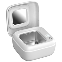 Nettoyeur ultrasonique sans fil pour appareils dentaires 170 ml 18 W, machine de nettoyage dentaire pour prothèses et aligneurs avec chargement Type-C