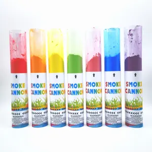 High quality whole sale new holi powder color smoke confetti cannons party popper launcher shooter