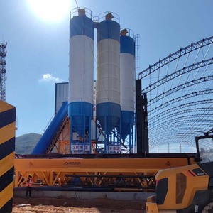 โรงงานผสมคอนกรีตแบบเปียกชนิดสองเพลา โรงงานผลิตคอนกรีตสำเร็จรูป เครื่องผสมคอนกรีตสำหรับขาย - Product Image 1