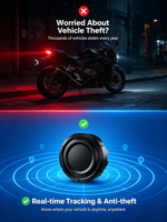 Etiqueta Inteligente para Localizar Objetos, Certificada por Apple y Google, Rastreo Global, Resistente al Agua IP65, para Motocicletas/Bicicletas