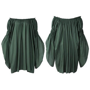 Disfraz Vintage <span class=keywords><strong>de</strong></span> Hada para Halloween, <span class=keywords><strong>Camisa</strong></span> <span class=keywords><strong>Pirata</strong></span> Renacentista, Vestido Medieval Victoriano Retro para <span class=keywords><strong>Mujer</strong></span>, Disfraz <span class=keywords><strong>de</strong></span> Campesina <span class=keywords><strong>de</strong></span> la Edad Media - Product Image 2