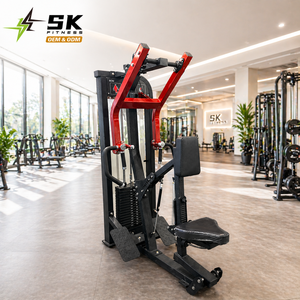 Machine à Rameuse Assise Professionnelle SK Réglable avec Poids, Équipement de Fitness pour Entraînement de la Force du Dos en Salle de Sport - Product Image 1