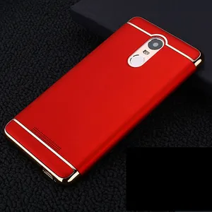 Luxury plating pc bumper frosted phone cover for redmi note 4 hard case,for redmi note 4 11 10 Pro 10S 7 9 8 11T 10T back cover