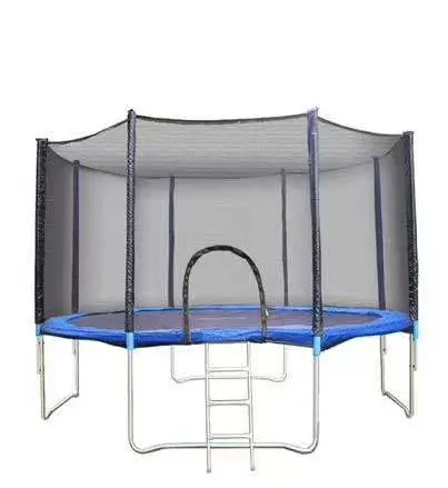 옥외 뛰어오르는 놀이 방어적인 그물을 가진 상업적인 큰 pvc trampoline 성인