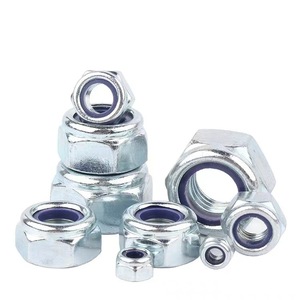 M3 M4 M5 M6 M8 M10 M12 M14 M16 M20 DIN985 Fine <strong>Thread</strong> Zinc Plated <strong>Self</strong> Lock Nylock <strong>Nut</strong> Hex Nylon Insert Lock <strong>Nuts</strong> - Product Image 5