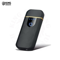 Vente en gros USB Rechargeable Briquet électrique Coupe-vent Métallique Arc électronique Allume-cigare avec boîte-cadeau